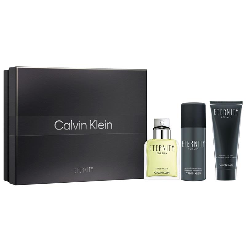 Calvin Klein Eternity For Men Eau de Toilette 100ml 3 Piece Set 2025