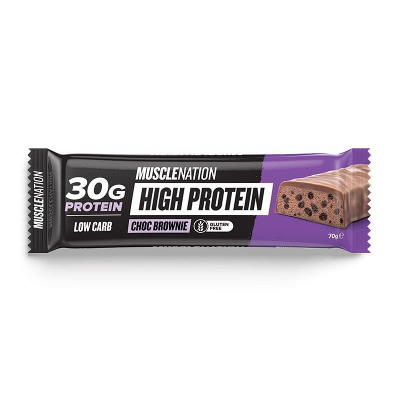 Muscle Nation High Protein Bar Choc Fudge Brownie 70g