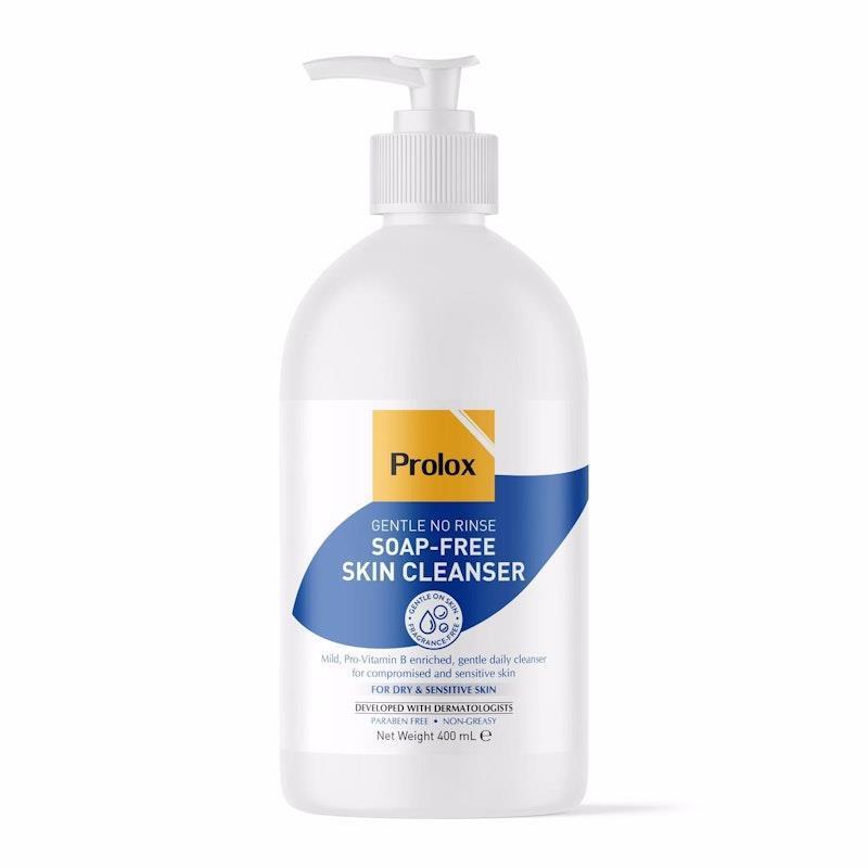 Prolox Gentle No Rinse Soap-Free Skin Cleanser 400ml