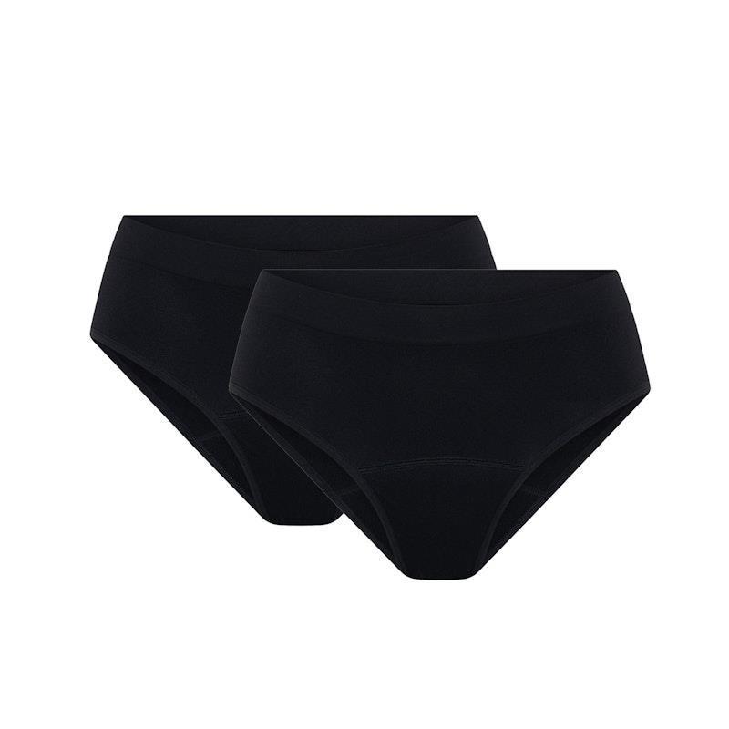 Modibodi Soft Stretch Seamless Period Brief 2 Pack Moderate Absorbency L/16-18
