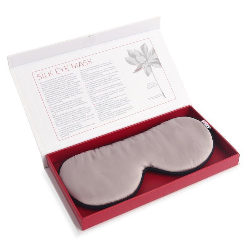 White Lotus Beauty 100% Mulberry Silk Eye Mask 1Unit