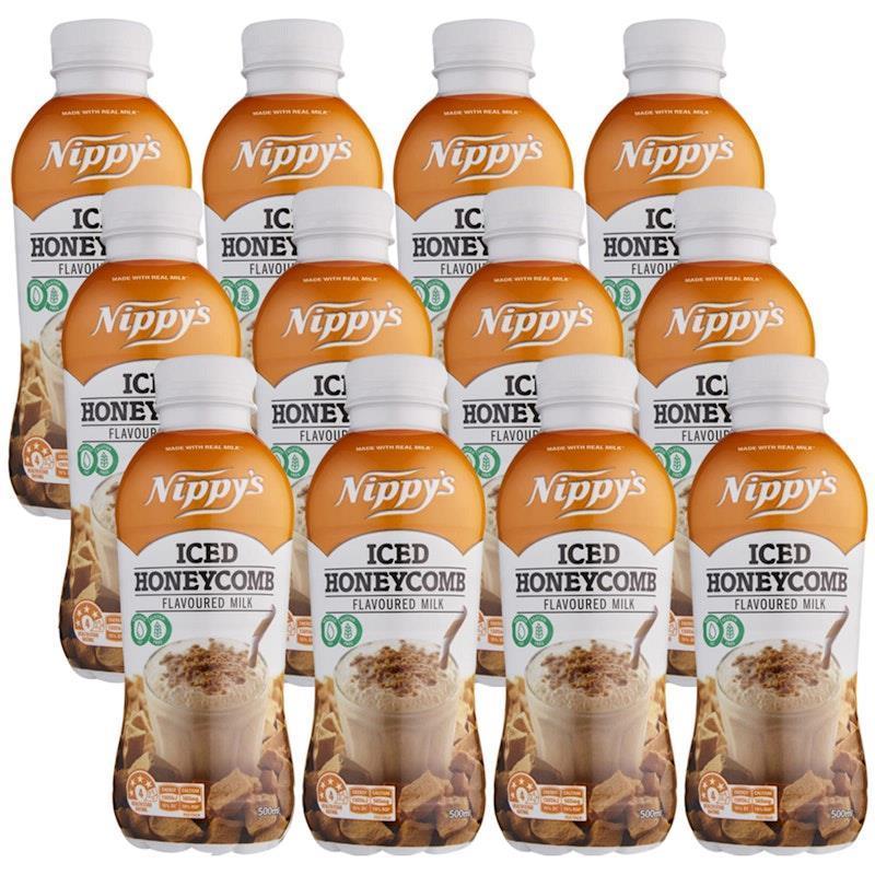 Nippy's 500Ml Flavoured Milk Iced Honeycomb 12 Pack