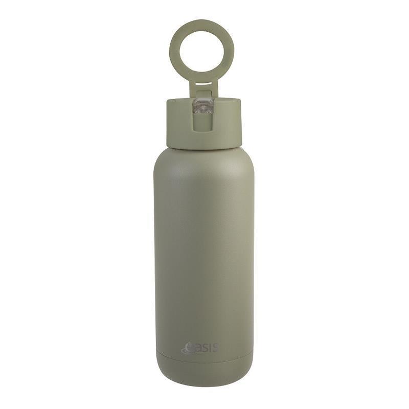 Oasis Mag-Grip Stainless Steel Insulated Moda Drink Bottle - Olive Green 1L