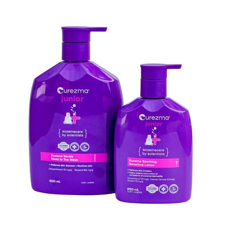 Curezma Eczema Soothe & Restore Bath Duo for Kids Bundle