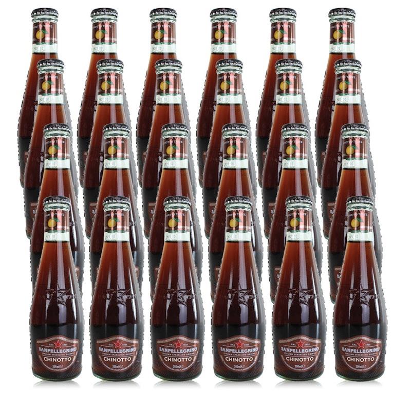 San Pellegrino 200ml Sparkling Drink Chinotto Glass 24 Pack