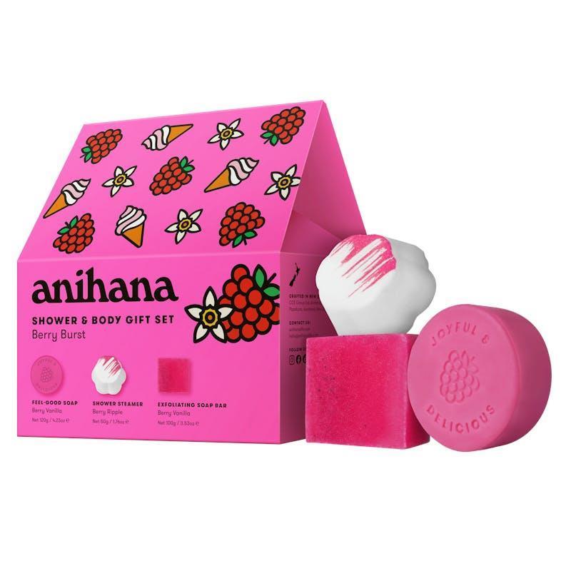 Anihana Bath & Body Gift Set Berry Burst 3 Pack