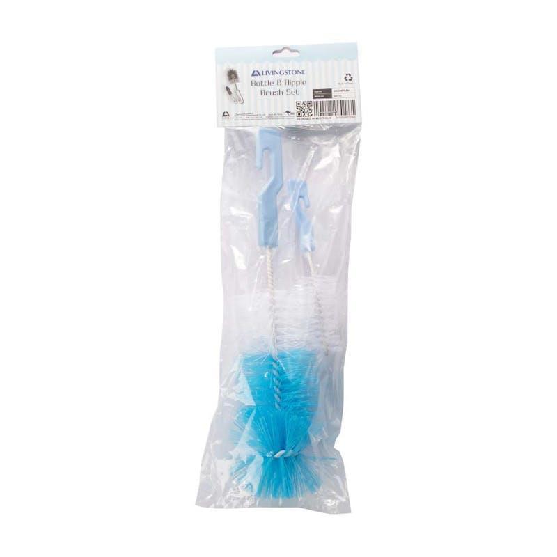 Livingstone Bottle and Nipple Brush Set Assorted Colour 1 Piece