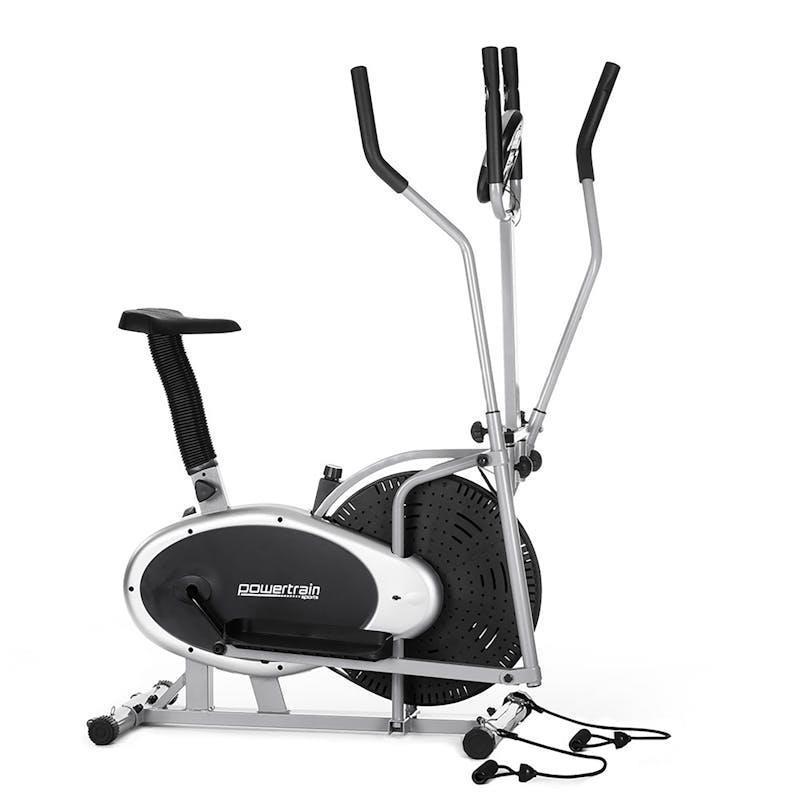 Powertrain 3-in-1  Elliptical Cross Trainer & Exercise Bike with Resistance Bands 1Unit