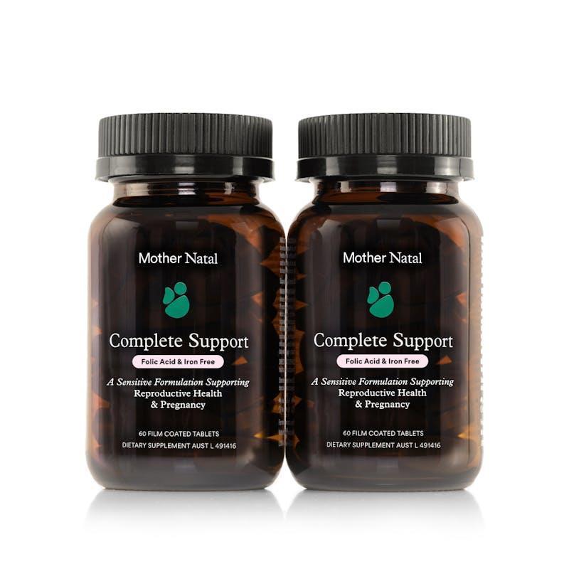 Mother Natal Complete Support Folic Acid & Iron Free 60 Film Coated Tablets 2 Pack