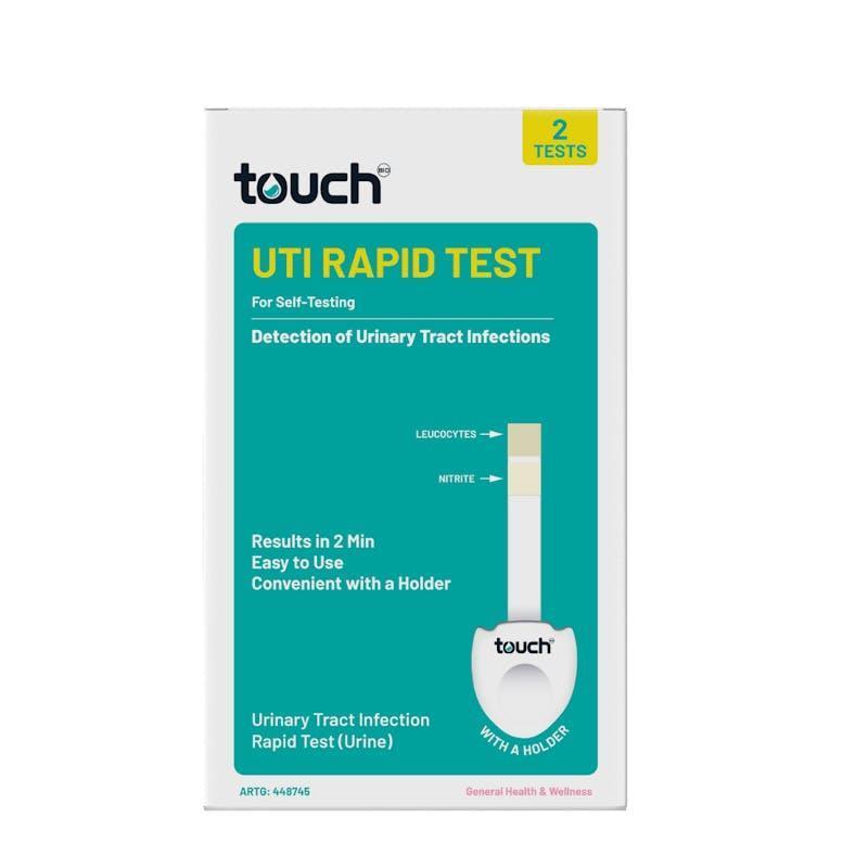 TouchBio UTI Test - Urinary Tract Infections (with a Holder) 2 Tests