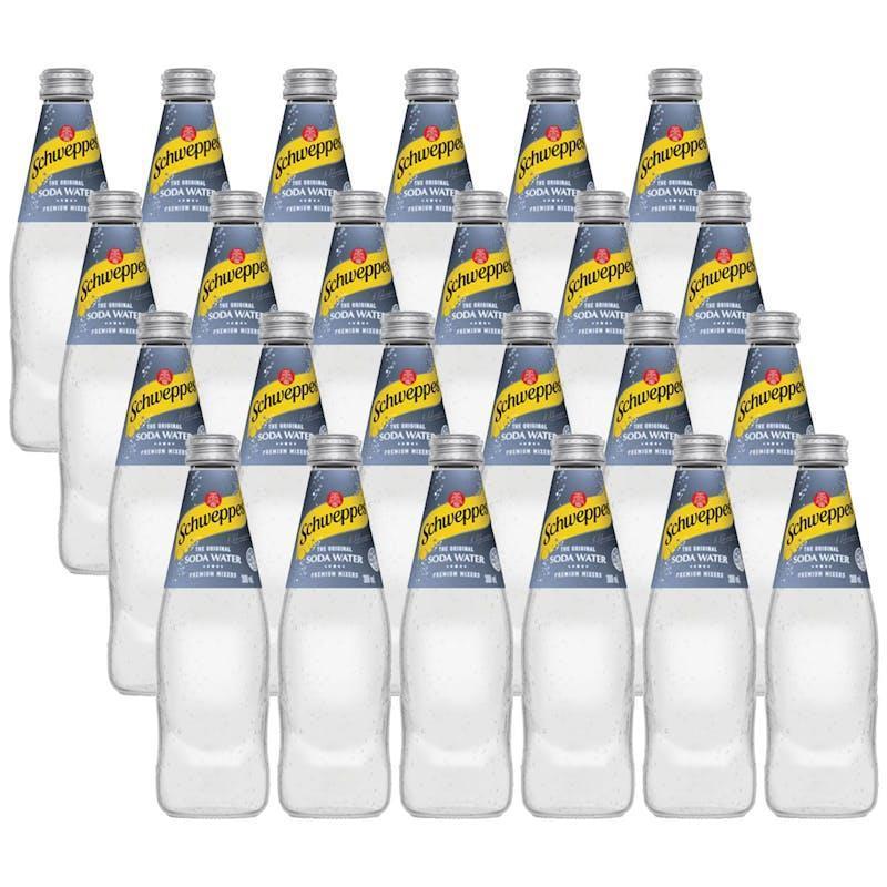 Schweppes 300ml Soda Water 24 Pack