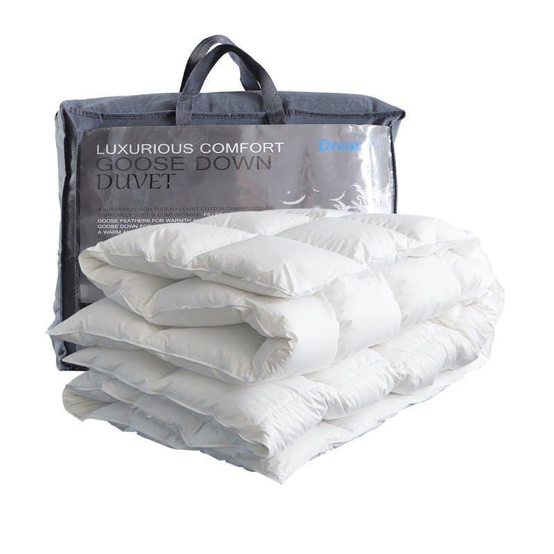 DreamZ 500GSM Goose Quilt Down Feather Filling Duvet All Season King