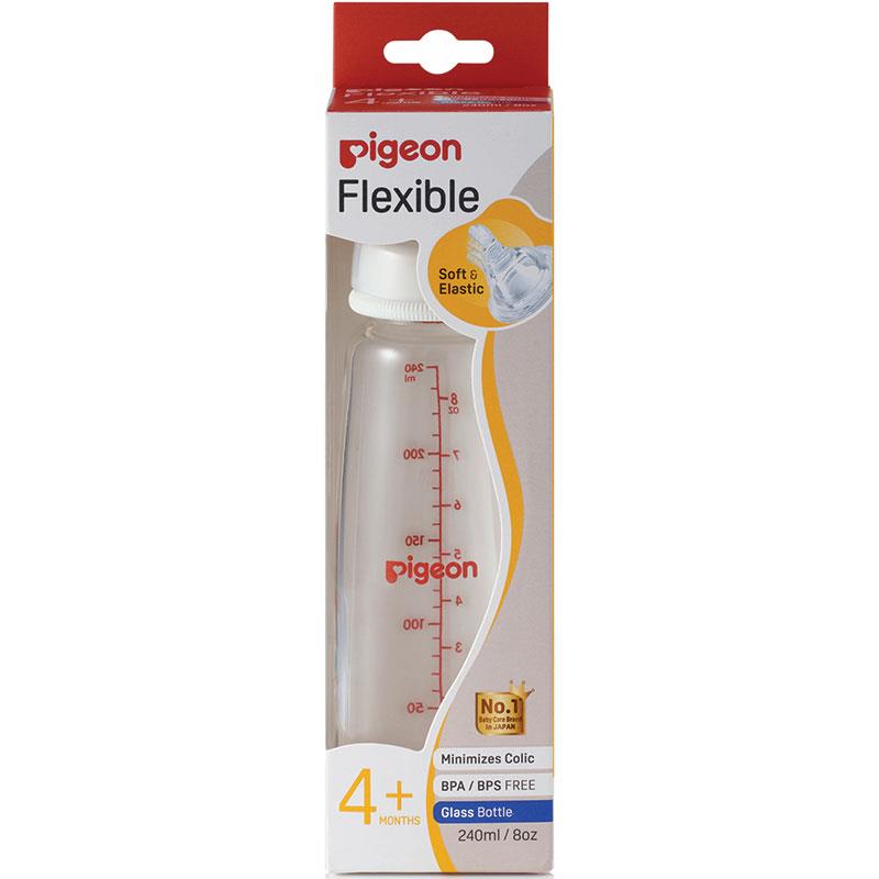 Pigeon Flexible Bottle Glass 240ml