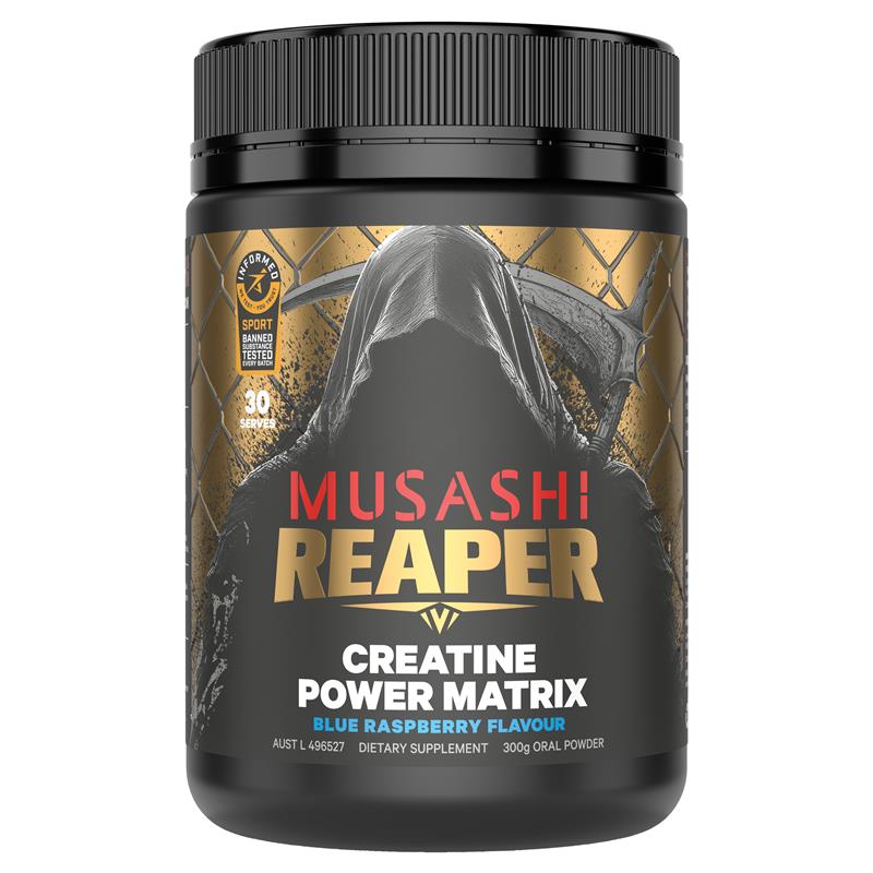 Musashi Reaper Creatine Power Matrix Blue Raspberry 300g