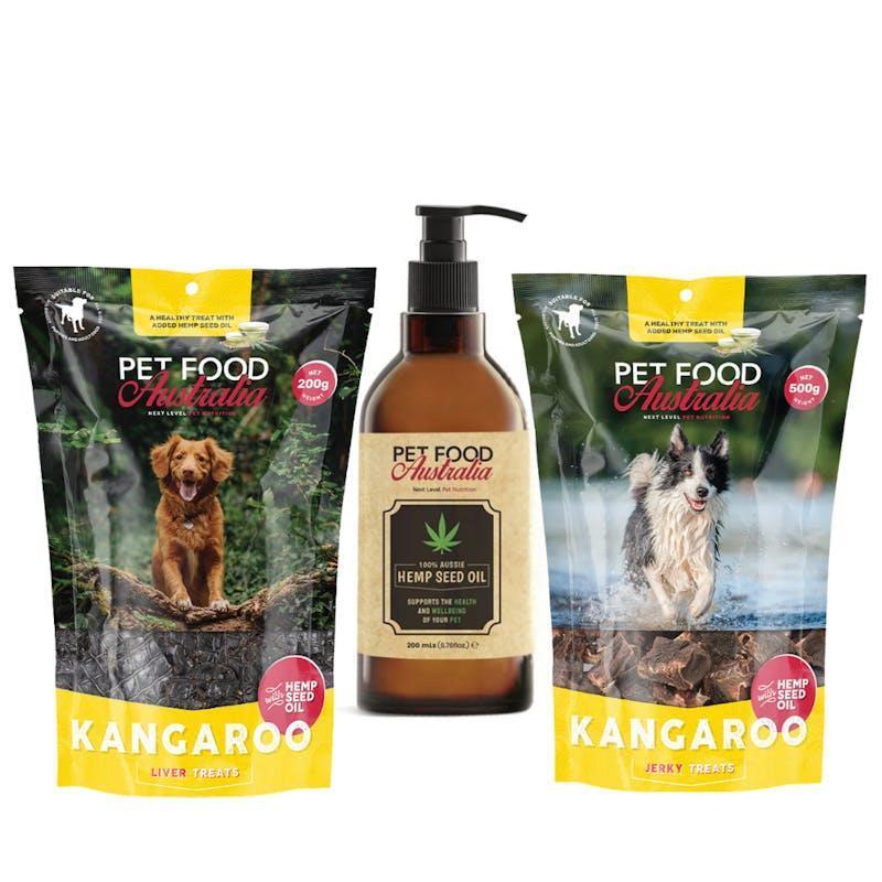 Pet Food Australia Hemp Kangaroo Pack Bundle