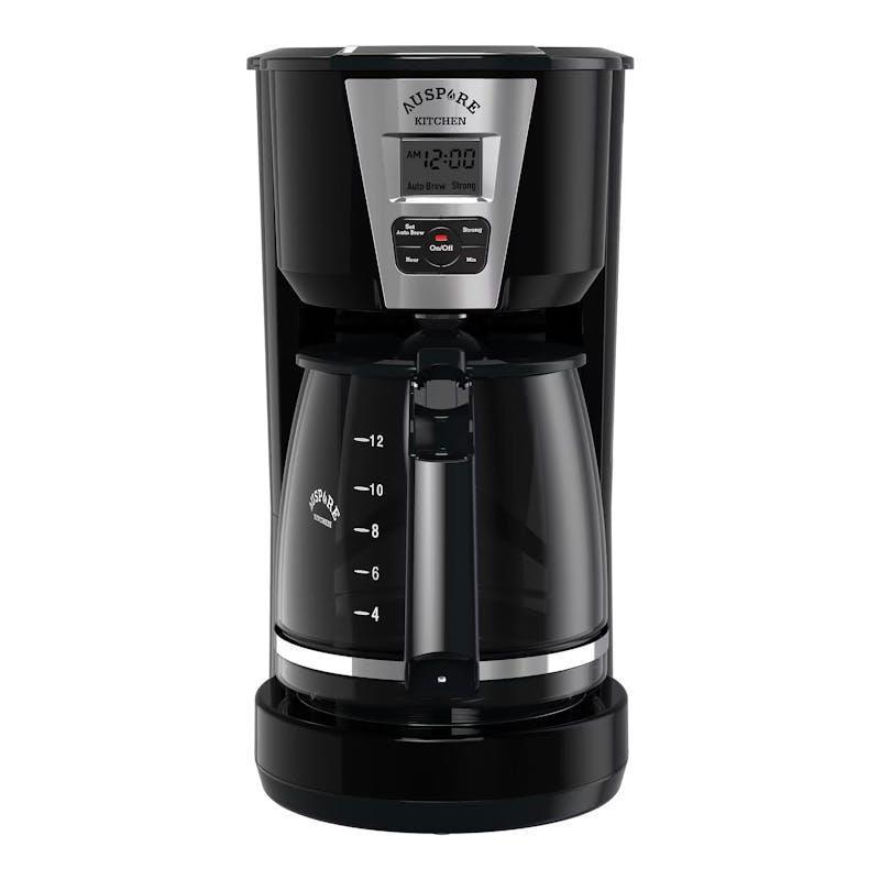 AUSPURE Coffee Maker Programmable Drip Coffee Auto Brew 1.8L