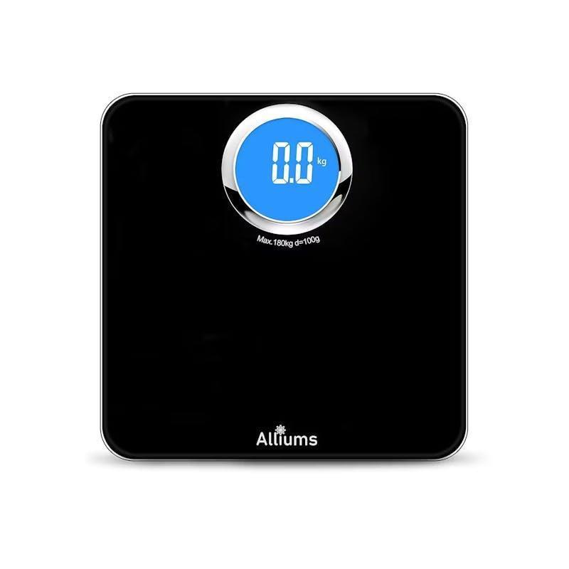 ALLIUMS Digital Body Weight Scale with Step-On Technology, AS-10 Black