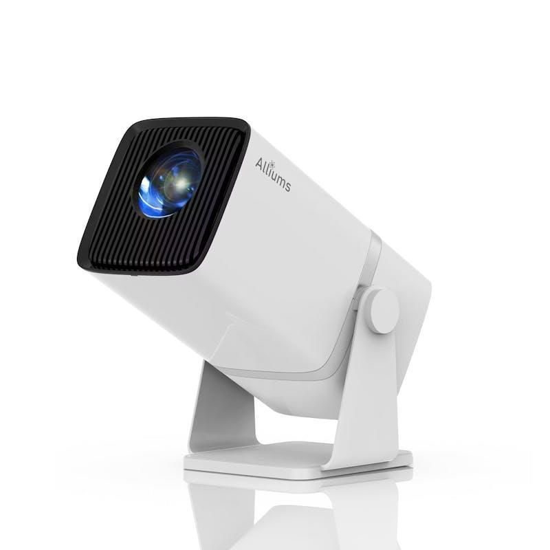 ALLIUMS Mini Projector with 5G WiFi, 1080P Supported White