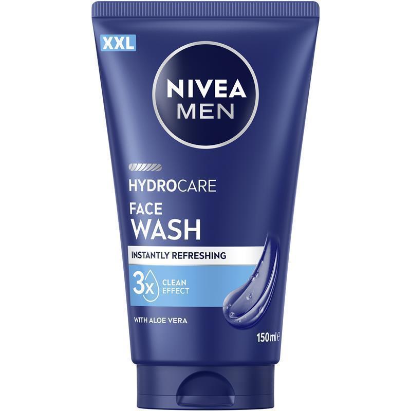 NIVEA MEN Hydrocare XXL Facewash with Aloe Vera & Pro-Vitamin B5 150ml