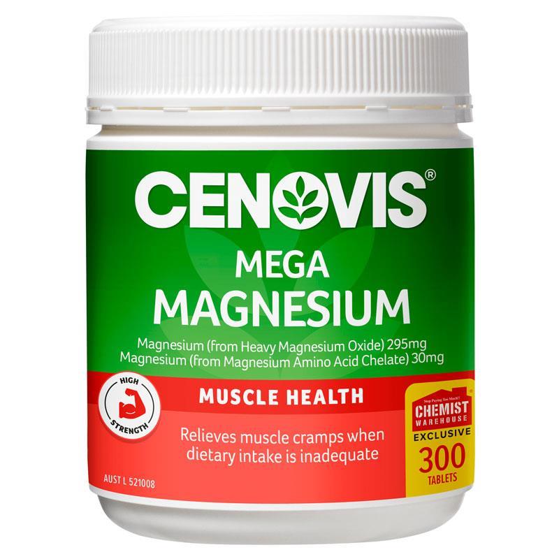 Cenovis Mega Magnesium 300 Tablets Exclusive Size