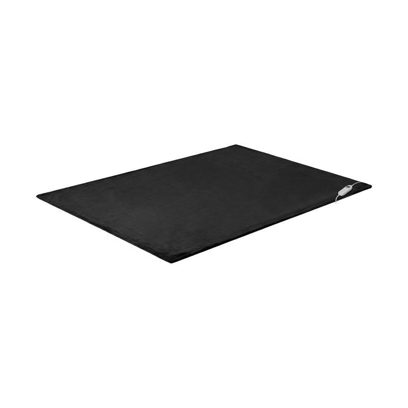 Bedra Bedding Electric Throw Rug Washable Heated Blanket Flannel Fleece Winter Warm Grey