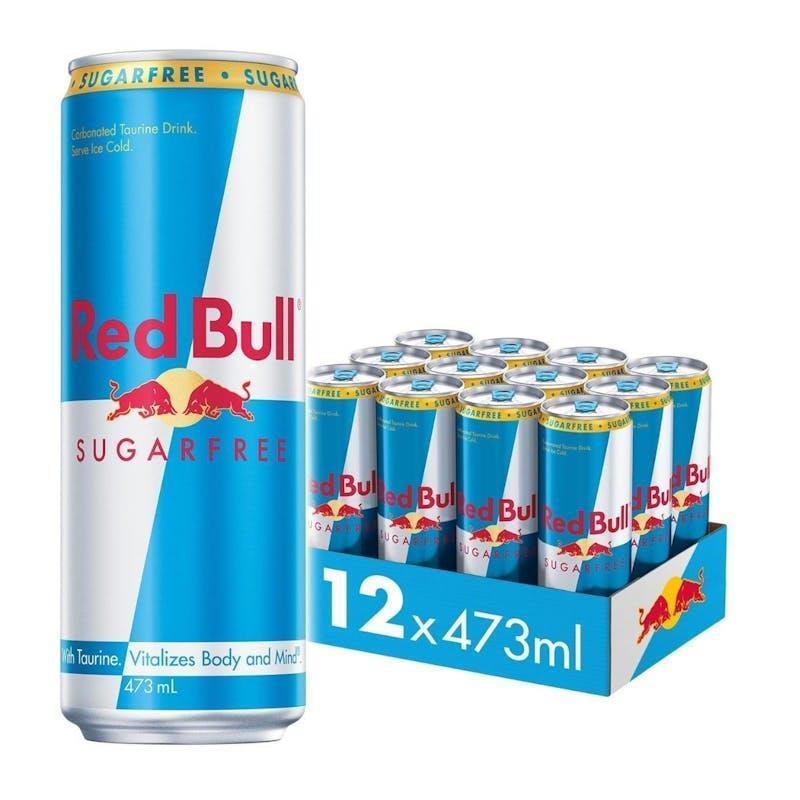 Red Bull 473ml Sugar Free Energy Drink Can 12 Pack
