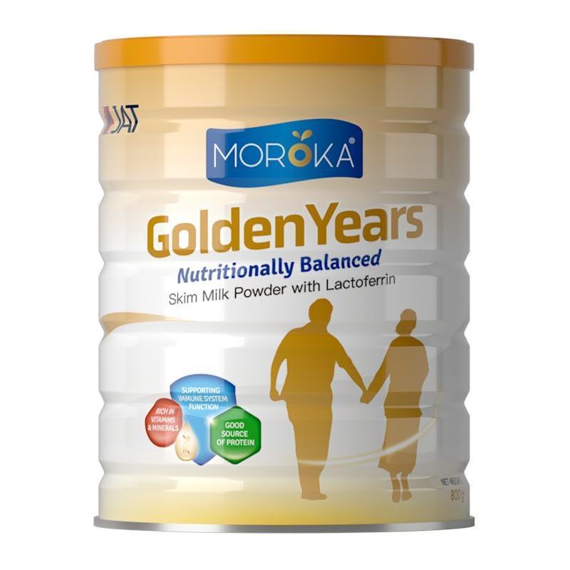 Moroka Golden Years Nutritionally Balanced Skim Milk Powder with Lactoferrin 800g