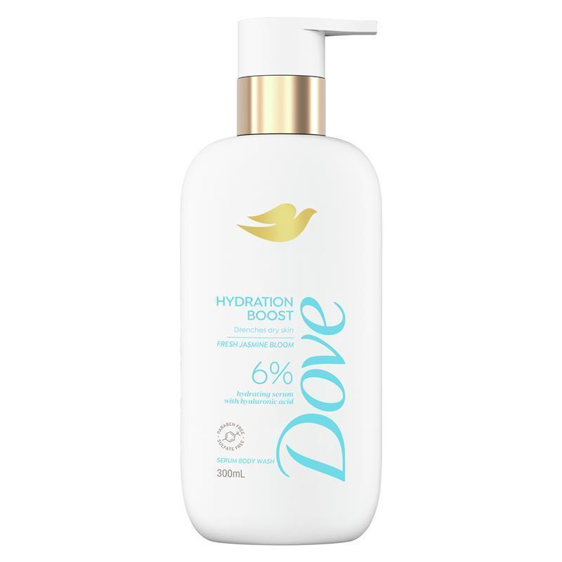 Dove Serum Body Wash Hydration Boost with Hyaluronic Acid 300ml