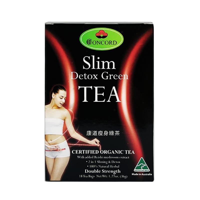 Concord Slim Detox Green Tea | Burn Fat + Boost Metabolism 18 Tea bag