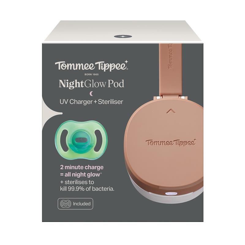 Tommee Tippee UV Night Glow Pod + Ultralight Soother