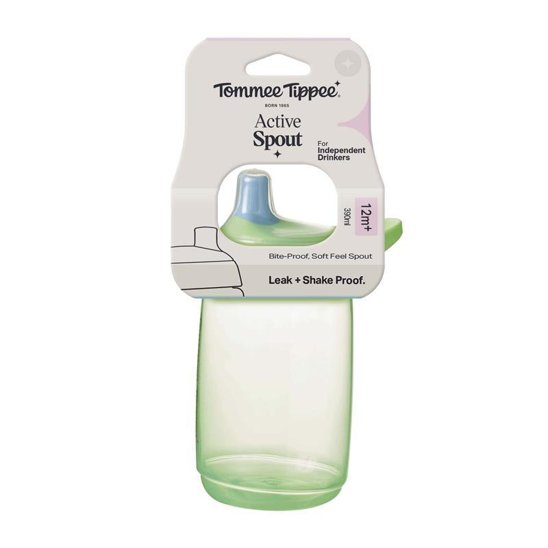 Tommee Tippee Active Spout Toddler Drink Bottle 12M+ 390ml Assorted Colours