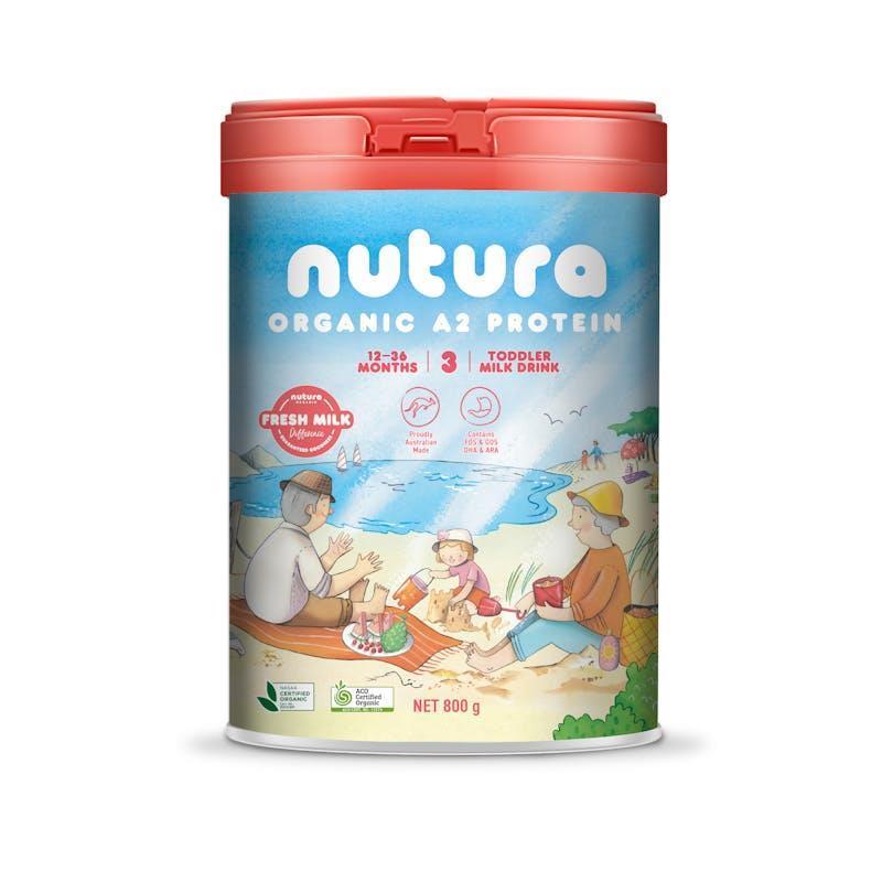 Nutura Organic Stage 3 Toddler Milk Drink 800g