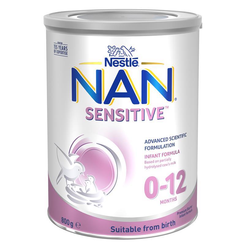 Nestle NAN SENSITIVE Premium Infant Formula for Newborns Suitable from Birth 800g