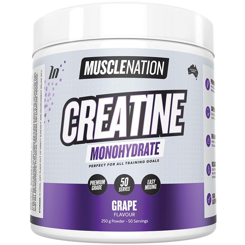 Muscle Nation Creatine Monohydrate Grape 250g