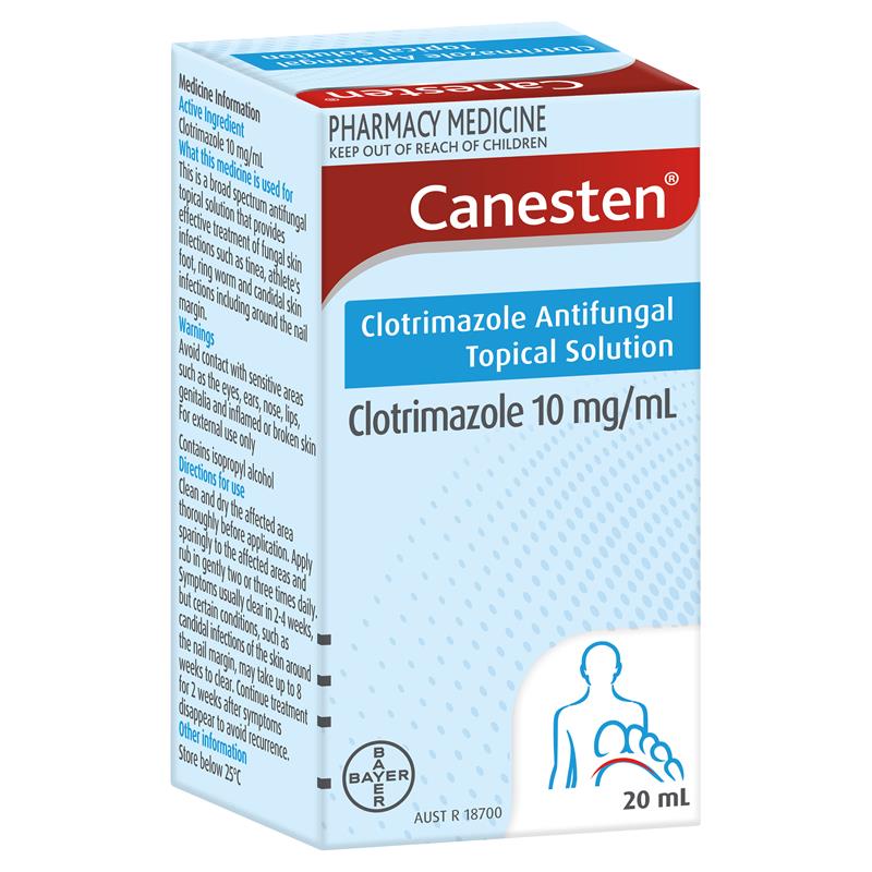 Buy Canesten Anti Fungal Solution 20ml Online At Chemist Warehouse