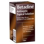 Betadine Antiseptic Topical Solution - Antiseptic Liquid - 100mL