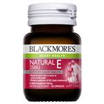 Blackmores Natural Vitamin E 250IU 50 Capsules