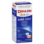 Demazin Kids 6+ Cold Relief Blue Syrup 200ml