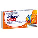 Voltaren Rapid 25mg Tablets 30 - Diclofenac (S3)