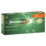 Berocca Energy Vitamin Orange Effervescent Tablets 30 pack