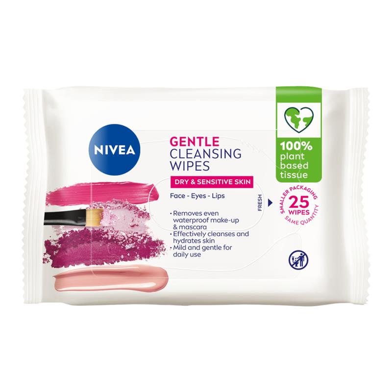 Nivea Visage Daily Essentials Gentle Facial Cleansing Wipes 25