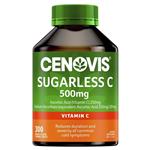 Cenovis Sugarless C 500mg - Vitamin C for Immune Support - Orange Flavour - 300 Chewable Tablets Value Pack