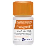 Ferro-grad F Iron & Folic Acid 30 Tablets