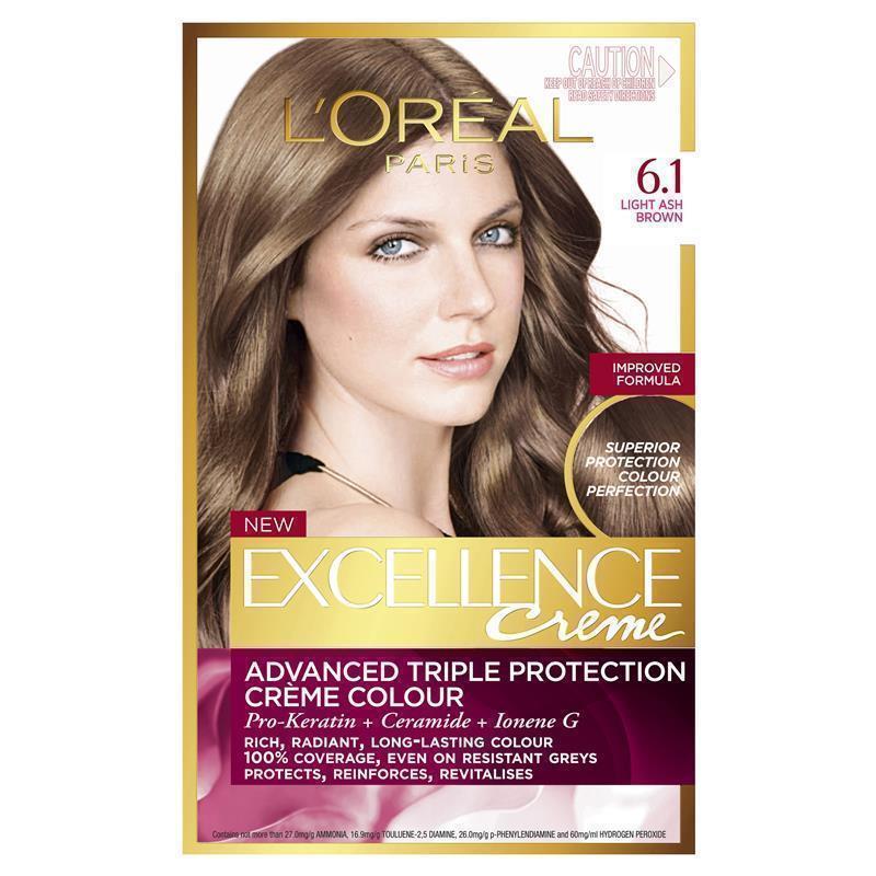 Buy L'Oreal Excellence Creme 6.1 Light Ash Brown Online