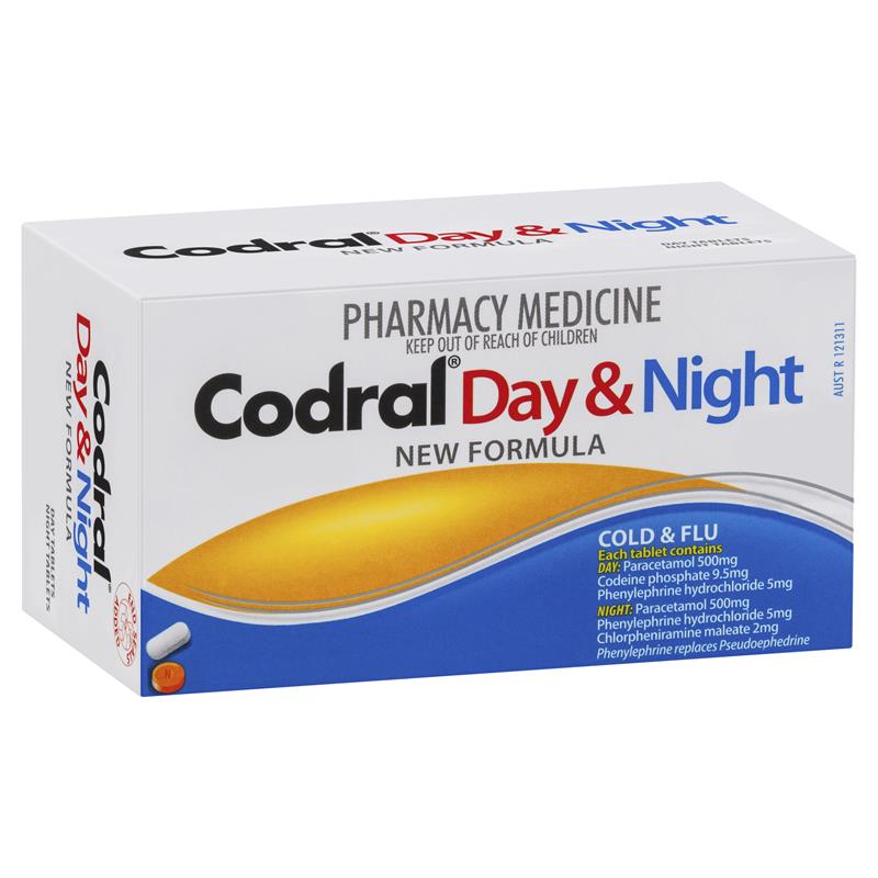 Codral PE Cold & Flu Day & Night 24 Tablets