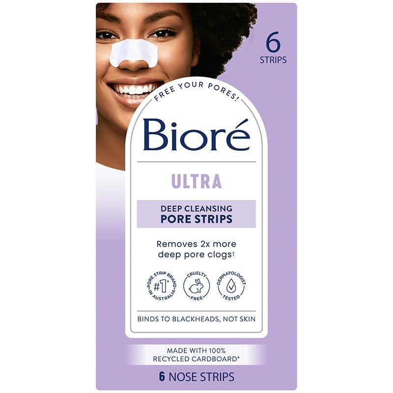 cleansing Biore pore strips deep