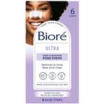 Biore Witch Hazel Ultra Deep Cleansing Pore Strips 6 Pack