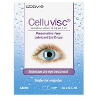 Buy Celluvisc Eye Drops 30 x 0.4mL Online at Chemist Warehouse®