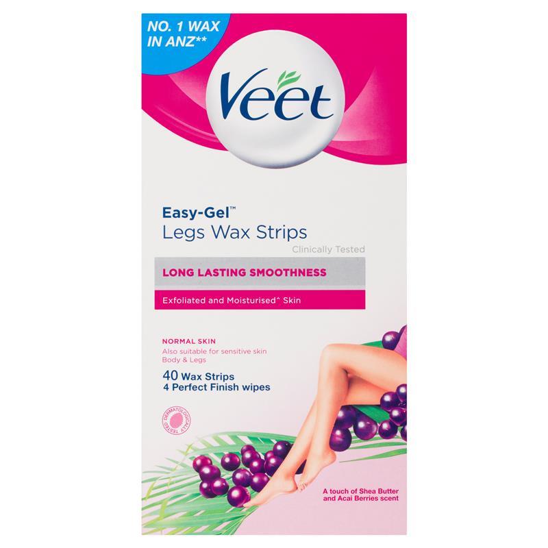Buy Veet EasyGrip Ready-to-Use Wax Strips 40 Online at Chemist Warehouse®