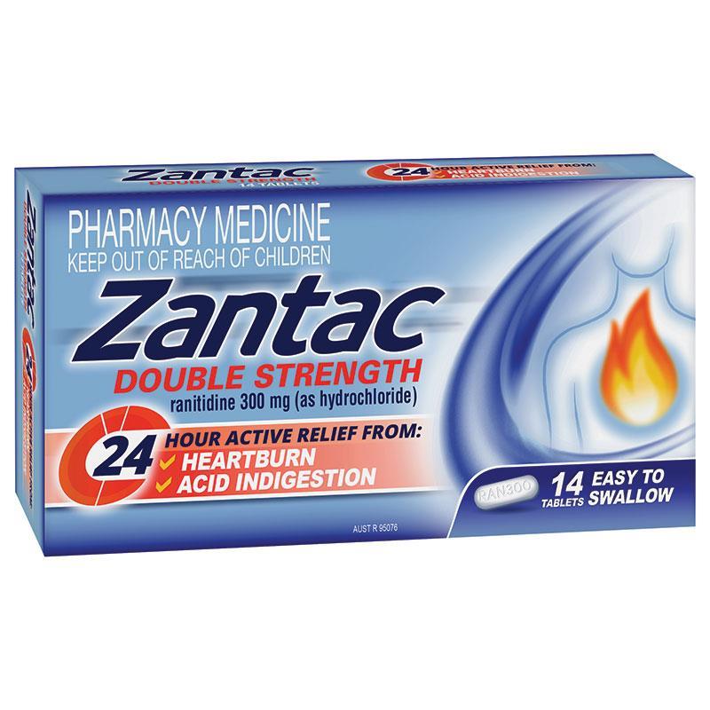 Zantac Extra Strength 300mg 14 Tablets